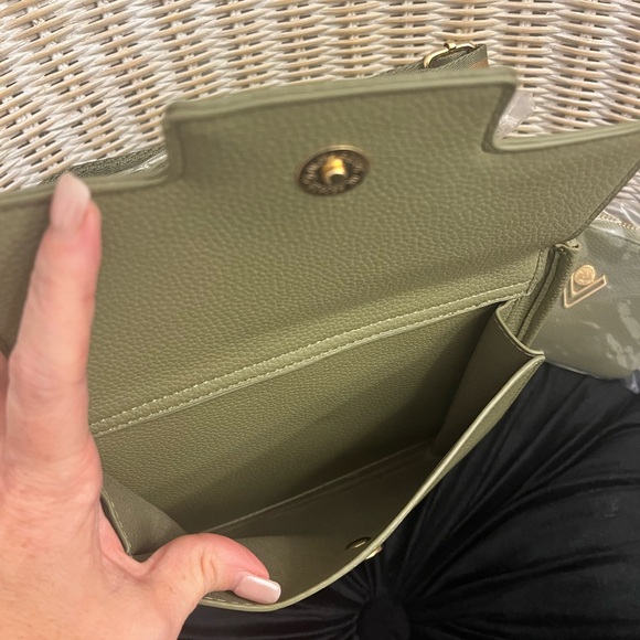 NWT Valentino Orlandi Green Crossbody Purse - Picture 2 of 14